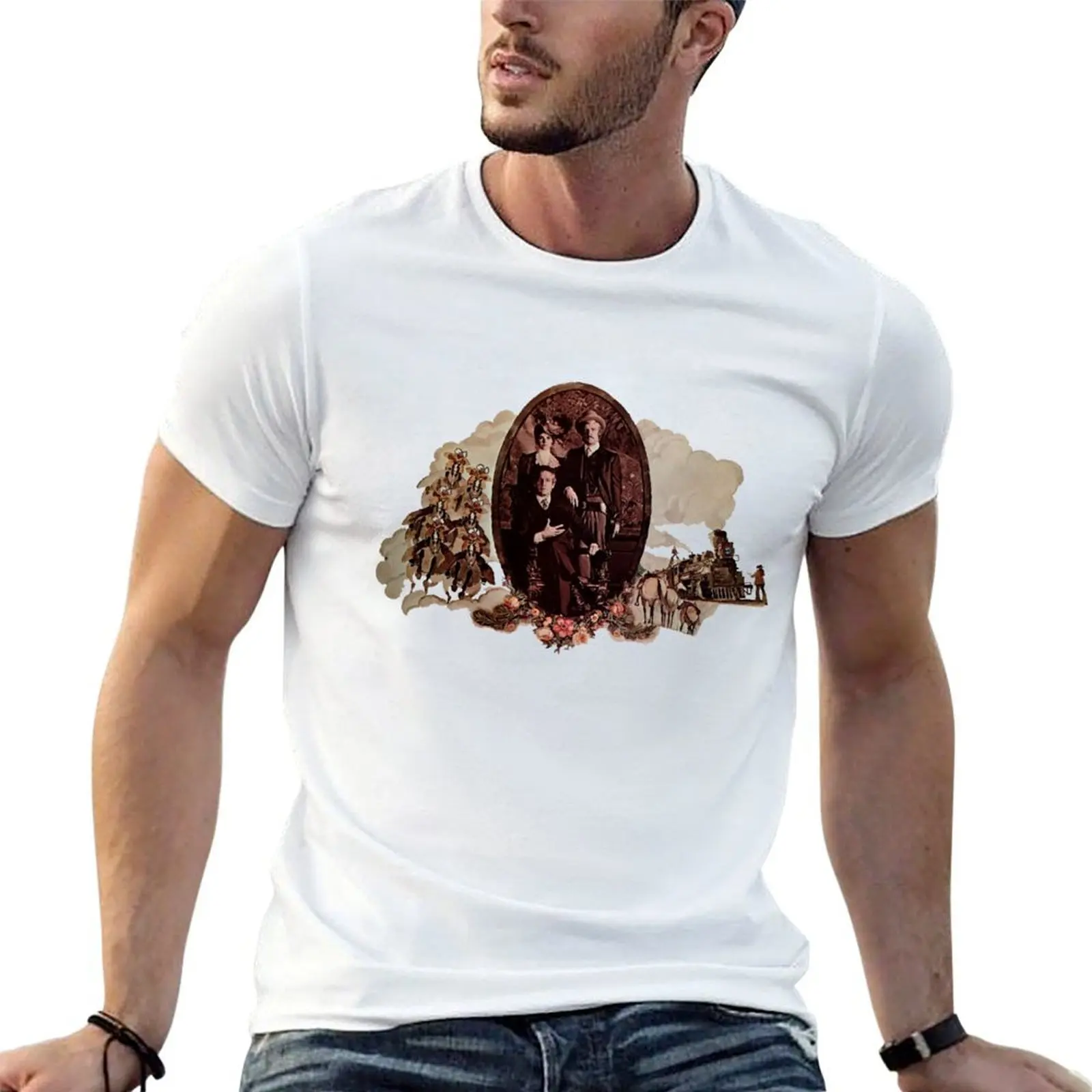 

Butch Cassidy and the Sundance Kid T-Shirt man t shirt heavy cotton t shirts for man cotton funny t shirt man luxury T-shirt