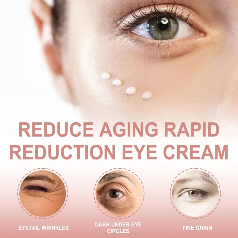 Anti-Wrinkle Eye Cream Anti Aging Lifting Remove Eye Bags Dark Circles Whitening Moisturizing Brighten Tighten Skin Care 10ml