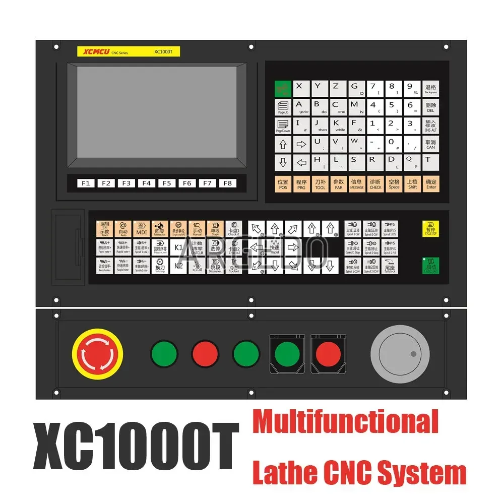 XC1000T 2/3/4/5/6 Axis Multifunctional Lathe CNC System Controller with Tool Magazine support G-code ATC FANUC Digital Spindles