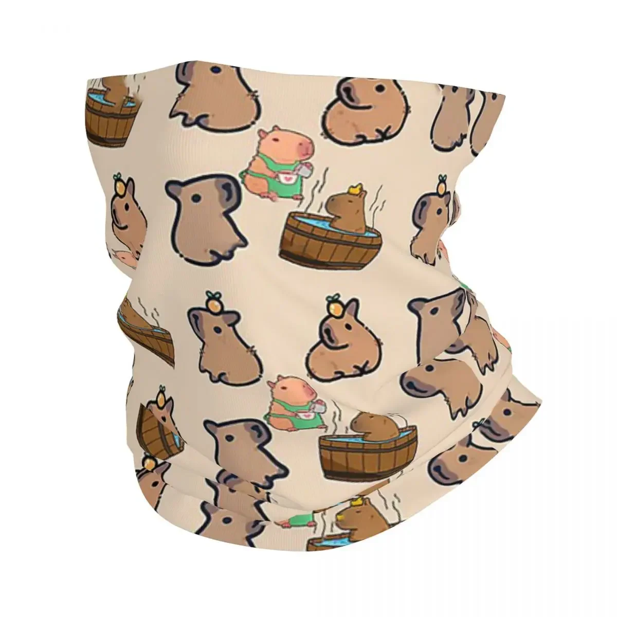 

Бандана для группы капибары, маска с принтом, шарф, многофункциональный велосипедный шарф для бега, унисекс, для взрослых, зима