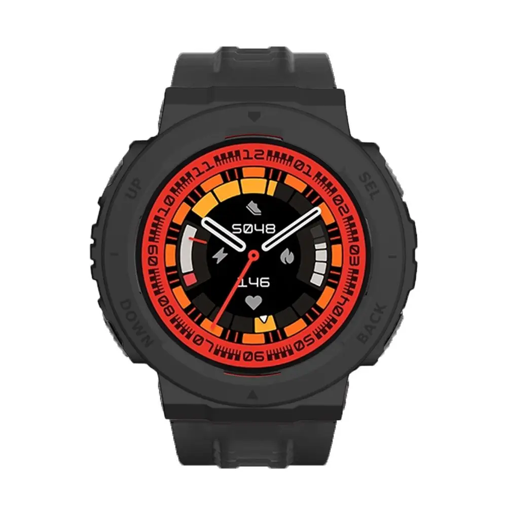 New PC Protective Case Frame Bumper Edge Shell Accessories Smart Watch Screen Protector for Amazfit Active Edge