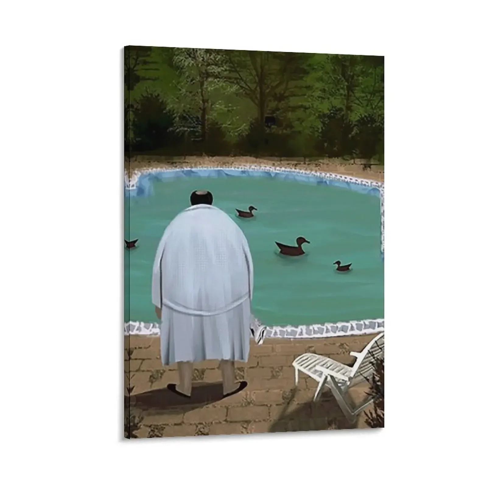 

Him, with those ducks..poster Canvas Painting posters for room ornaments for home Decorative picture home decoration accessories