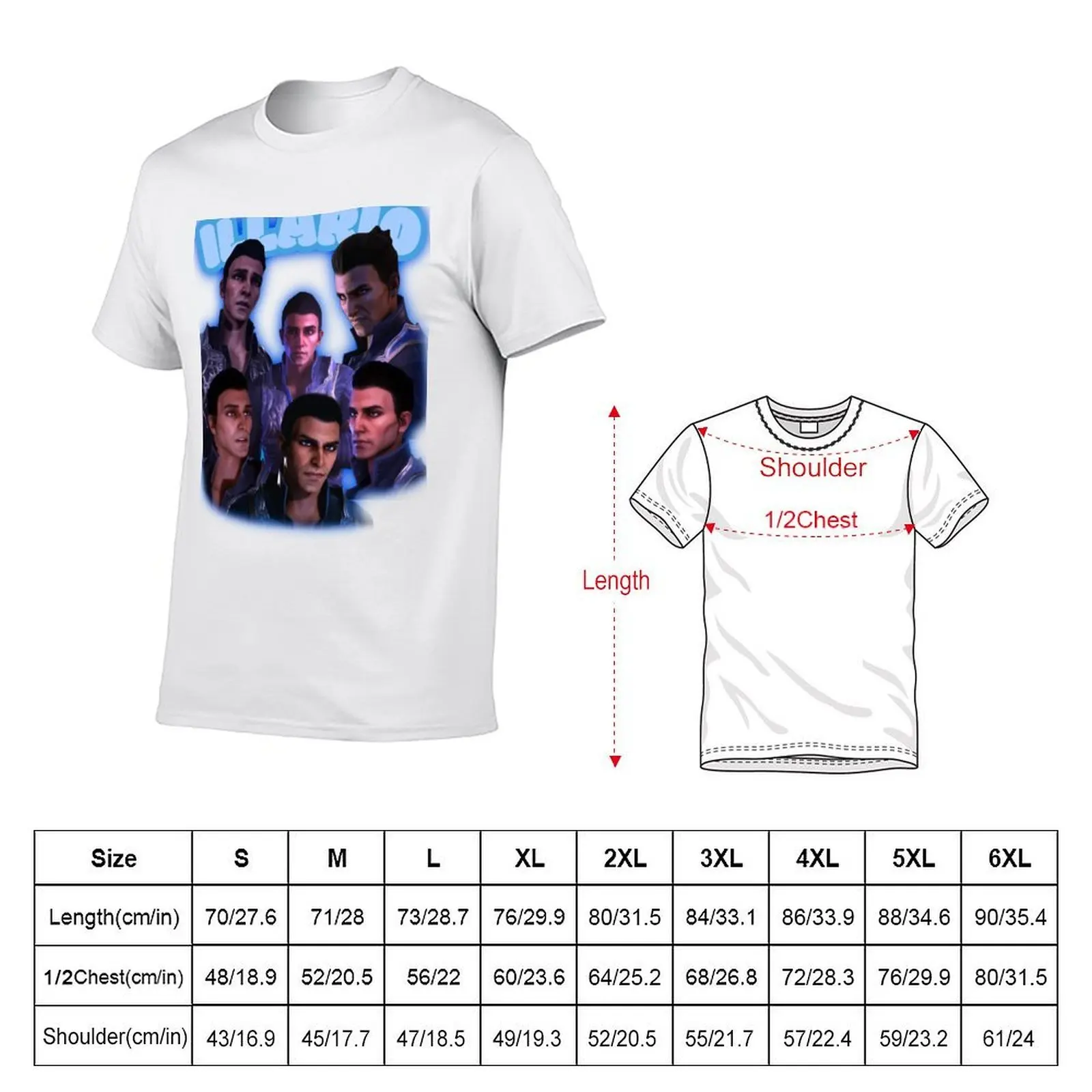 Illario T-Shirt man t shirts graphic cotton t shirt pack T-Shirt