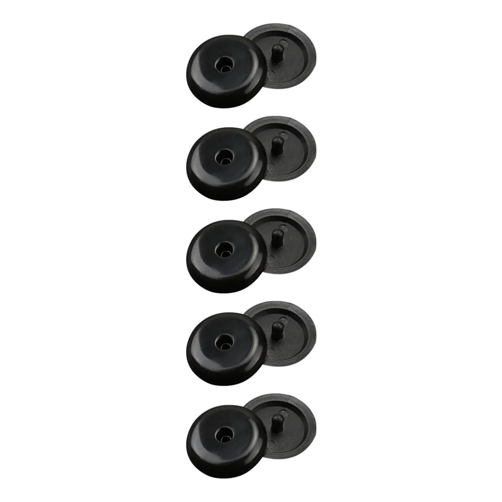 5pcs Car Safety Seat Belt Stopper Retainer Stop Button Spacing Limit Buckle Clip for Outdoor Personal Car Decoration
