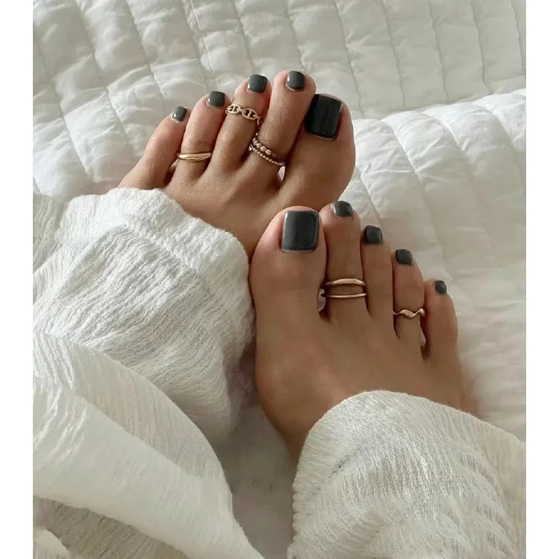 Women's Yoga Foot Rings Open Design Fashionable Jewelry Toe Rings Stylish Accessory for Ladies Footwear And Fashion