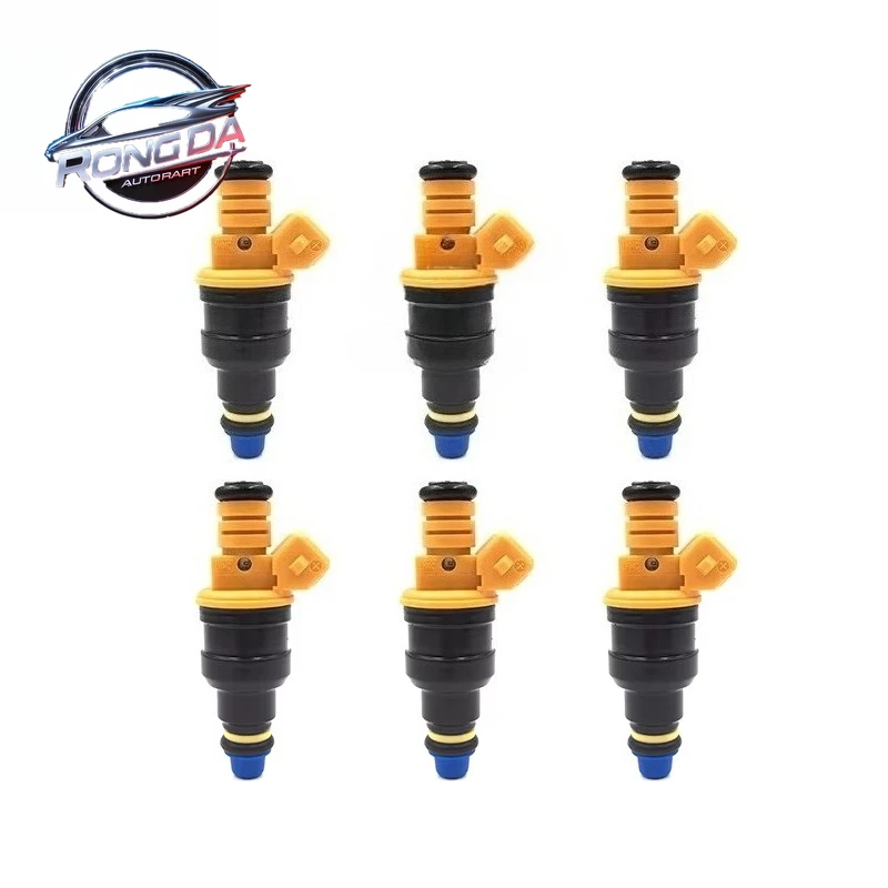 

OEM 0280150714 13641706176 13641726983 Brand New High Quality 6 PCS Fuel Injector Connectors Fit For BMW 535 635CSI 735 L6 L7