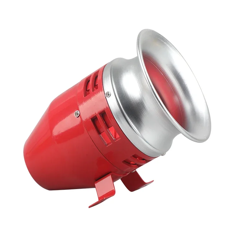 MS-390 Air Raid Siren Horn Industrial Alarm Sound Motor Siren 220V 12/24V Electric Air Defense Alarm High-decibel Horn