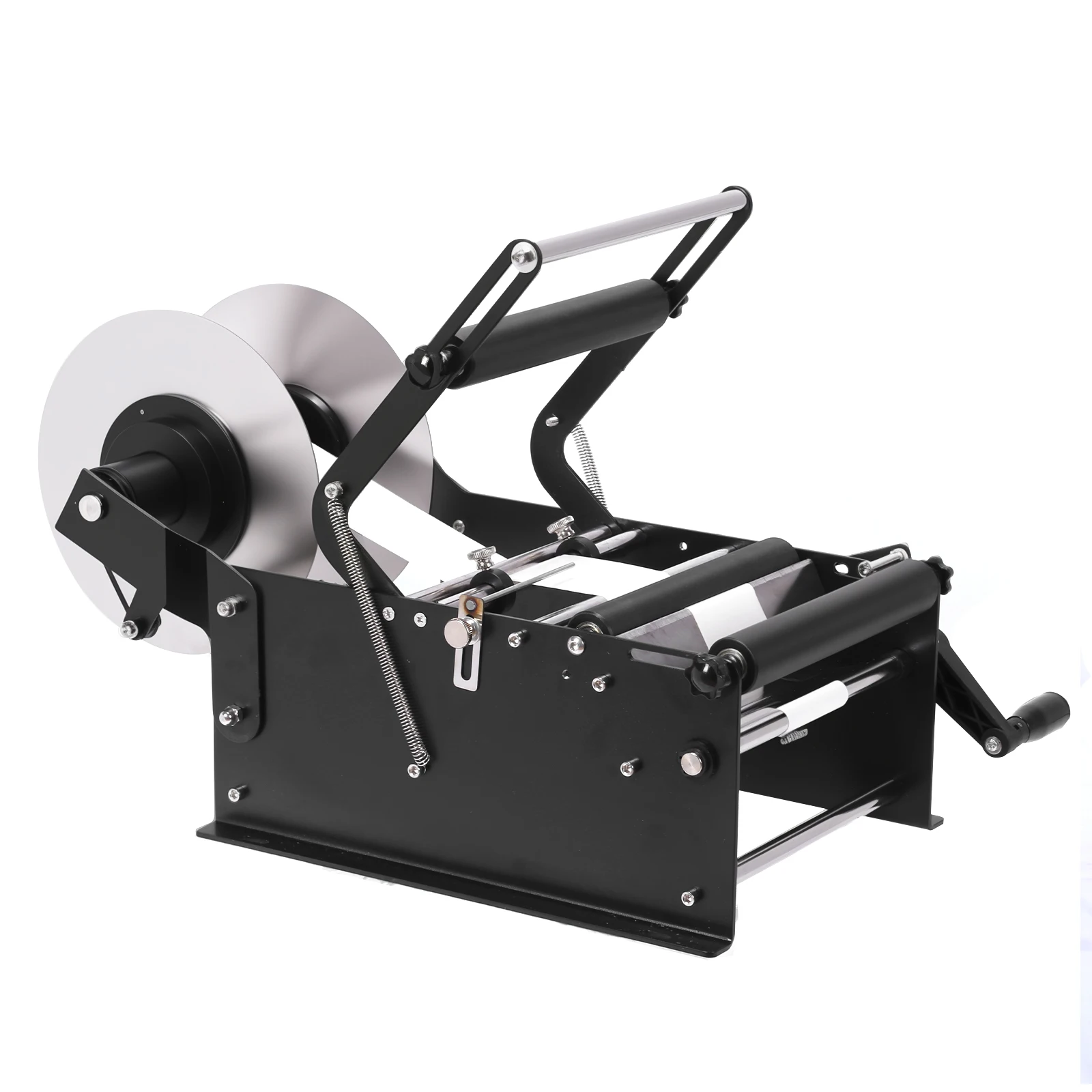 

Регулируемая ручная этикетировочная машина для круглых бутылок с рукояткой, упаковочная машина для этикетирования круглых стеклянных, пластиковых, металлических бутылок