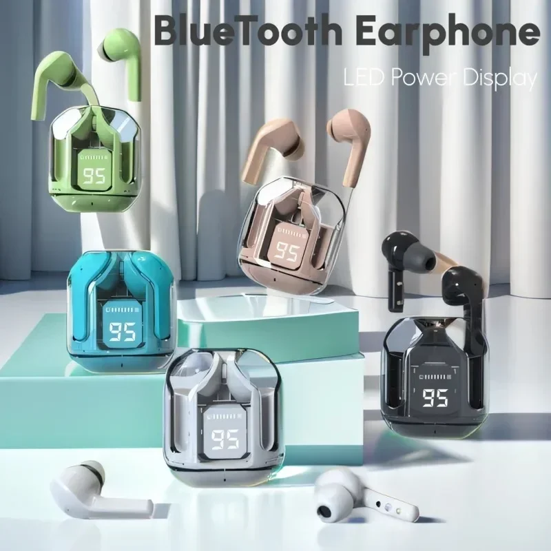 T2 TWS Słuchawki bezprzewodowe LED Power Earphones Cyfrowy wyświetlacz Zestaw słuchawkowy Dźwięk stereo Kompatybilny z Bluetooth 5.3 dla Xiaomi Lenovo