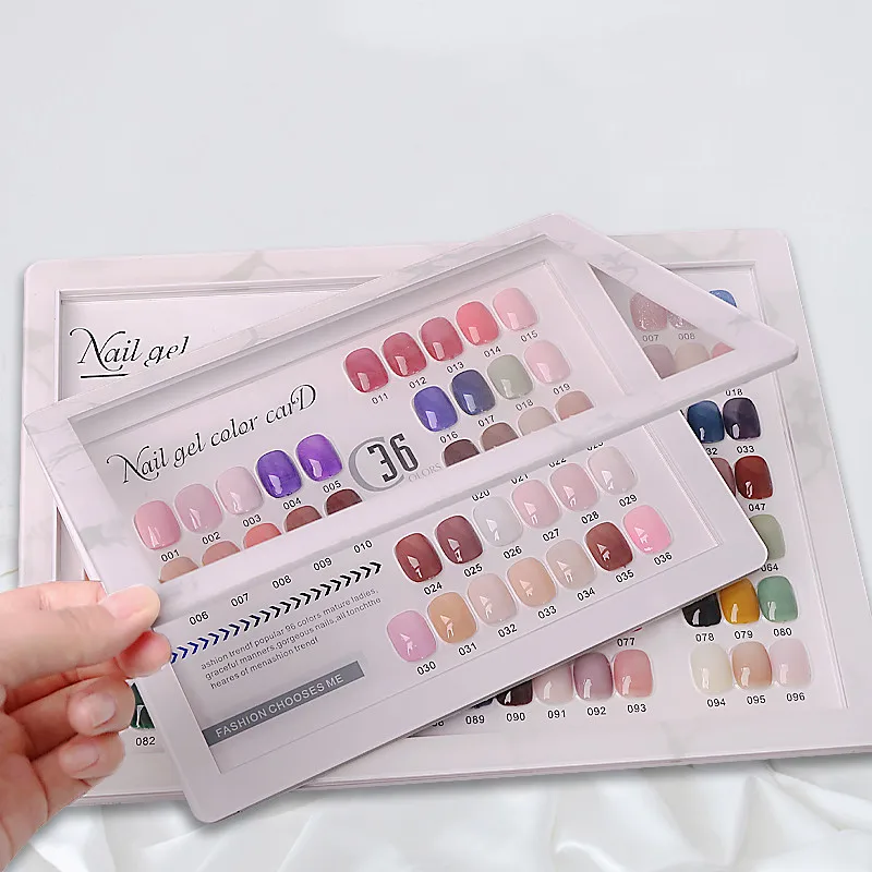 لوحة عرض ملونة لطلاء الأظافر، لوحة عرض طلاء الأظافر، حامل عرض الأظافر، بطاقة ألوان الأظافر، رف أدوات مانيكير
