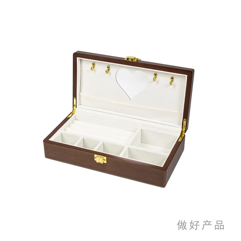 

Household light luxury jewelry box, jewelry necklace jewelry storage box