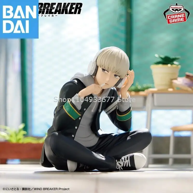 В наличии оригинальный Bandai Windbreaker Chatting Time Sakura Haruka Kaji Ren ПВХ фигурка модель коллекционная фигурка игрушки подарок