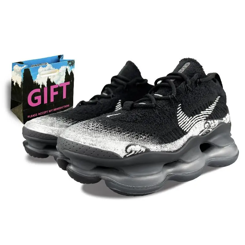 

【Customize】Nike Air Max Scorpion Running Shoes Men Low-top Black/silver Sneakers shoes DJ4701-003