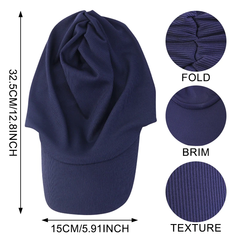 Fashion Solid Colour Baseball Headscarf Scarf Caps Sun Hats for Women t Summer Soft Breathable Headscarf Caps