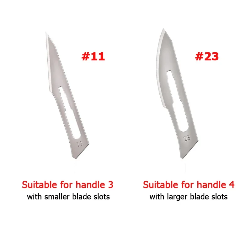 11# 23# Carbon Steel Surgical Scalpel Blades Handle Scalpel DIY Cutting Tool PCB Mobile Repair Animal Surgical Knife Dropshiping