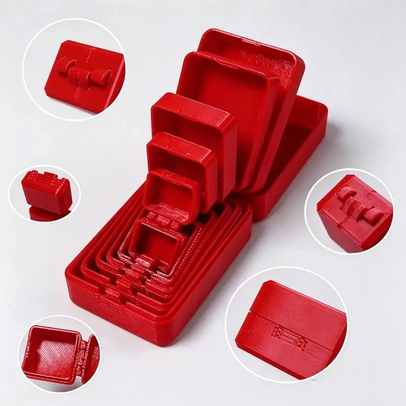 6Pcs 6-layer Reusable Nested Gift Box Set Multi Layer Nested Prank Surprise Gift Box With Built-in Number 67 For Friends