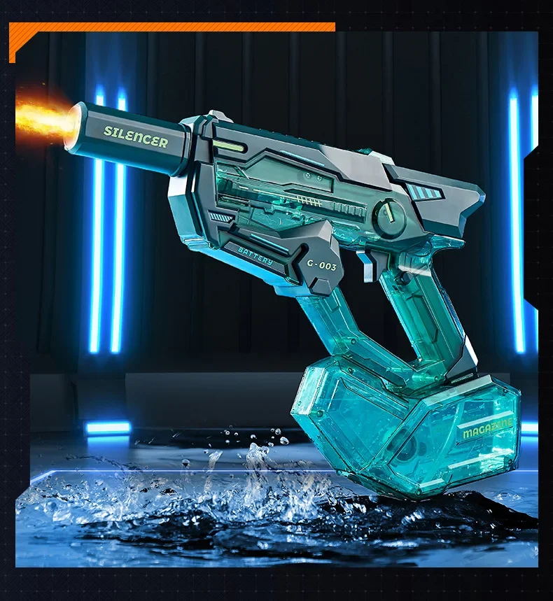 

High-Capacity Auto-Fire with Recoil | Rechargeable | Wholesale Kids' Outdoor Toy