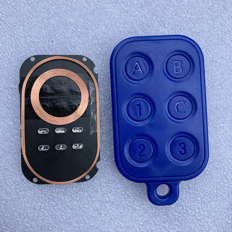 RFID Multiple Keyfob 6 In 1 125khz T5577 EM ID Writable IC 13.56Mhz 1k S50 UID Changeable Card Key