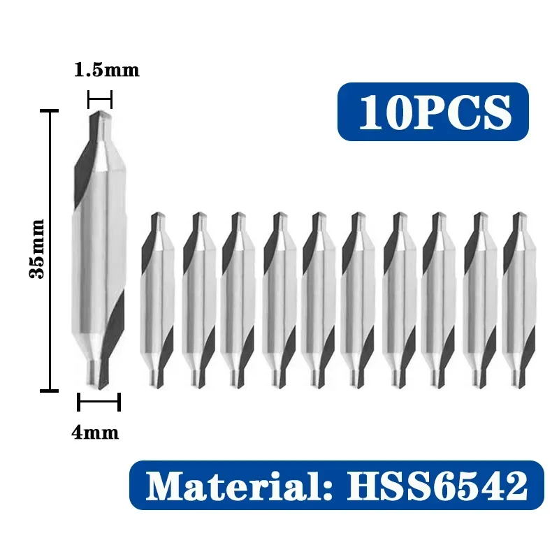 1/5/10 pçs 1 conjunto kaKarot hss centro broca combinada centro brocas 60 graus escareadores ângulo bit metal broca HSS-TIN