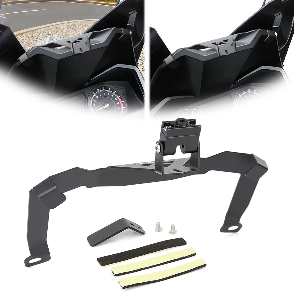 

For Honda Forza 350 2020-2025 Forza 125 2021-2025 Motorcycle GPS Navigation Mounting Plate Bracket Windshield Phone Stand Holder
