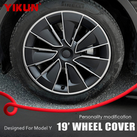 4PCS Hub Cap for Tesla Model Y 19 Inch New Wheel Caps Performance Automobile ReplaceHubcap Full Rim Cover Car Accessories 2024