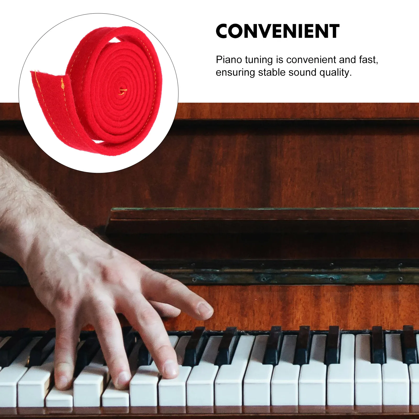 

Piano Accessories Tools Tuning Mute Kit Felt Strip Professional Kit: Belt