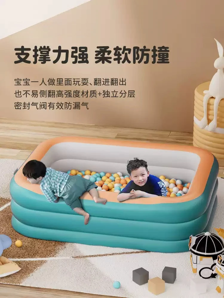 1 piece of super large family ocean giant inflatable swimming pool - fast inflation, durable design, perfect for outdoor backyar