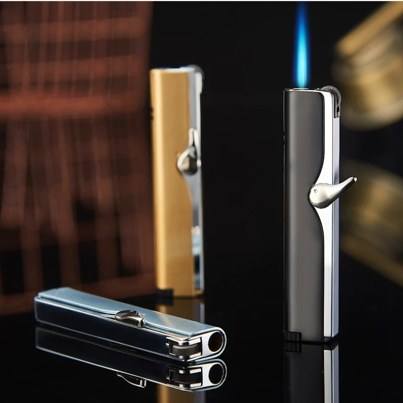 Focus F101 Switch Fixed Fire Grinding Wheel Direct Injection Lighter Women's Long Windproof Lighter Retro Old-fashioned
