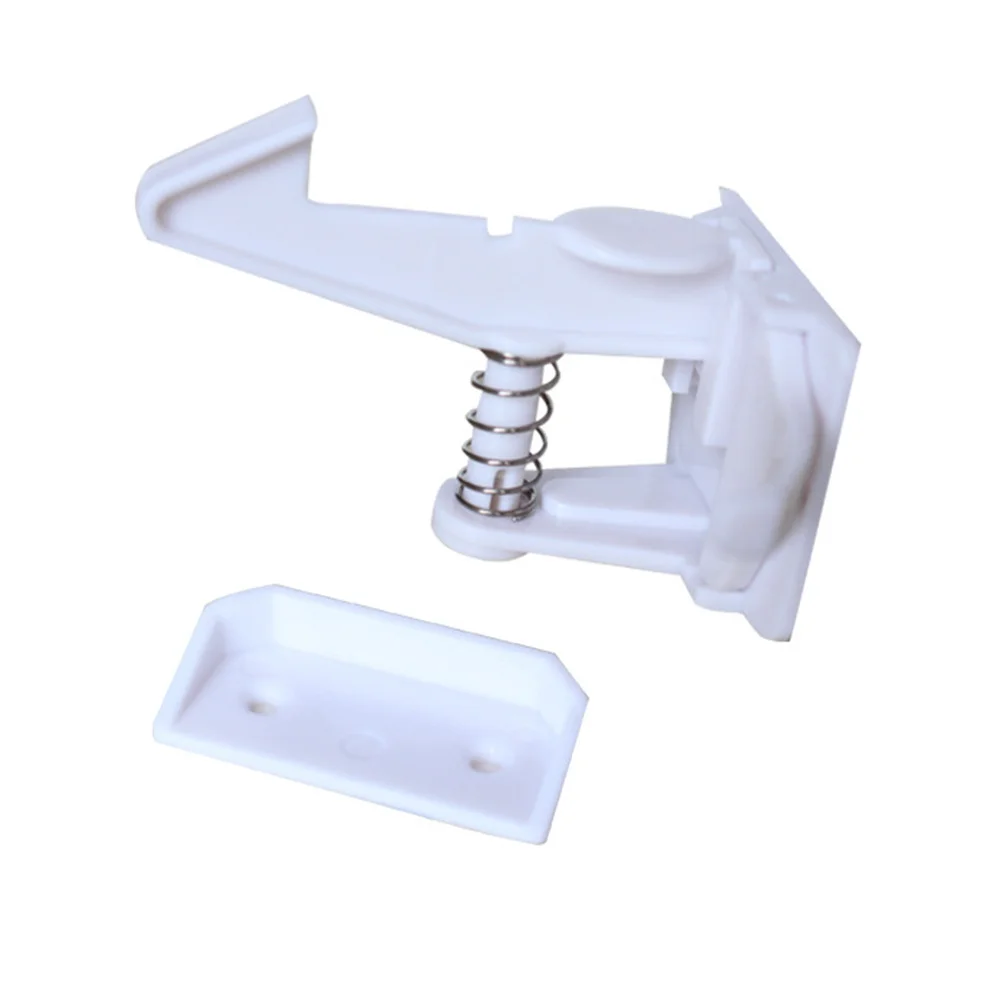 

5Pcs Cabinet Locks Child Safety Magnetic Invisible No Tools Drawer Lock Easy Install Normally Open Function Adhesive Key Holder