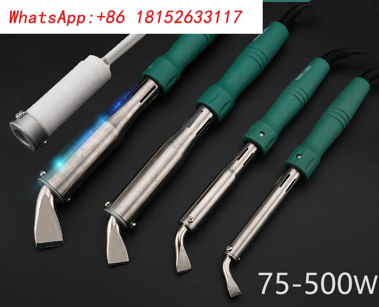 المنزلية 150 لوكو الحديد شقة رئيس عالية الطاقة 100 سبيكة لحام كهربائي 200/80 الصناعية الصف 300 واط سبيكة لحام كهربائي