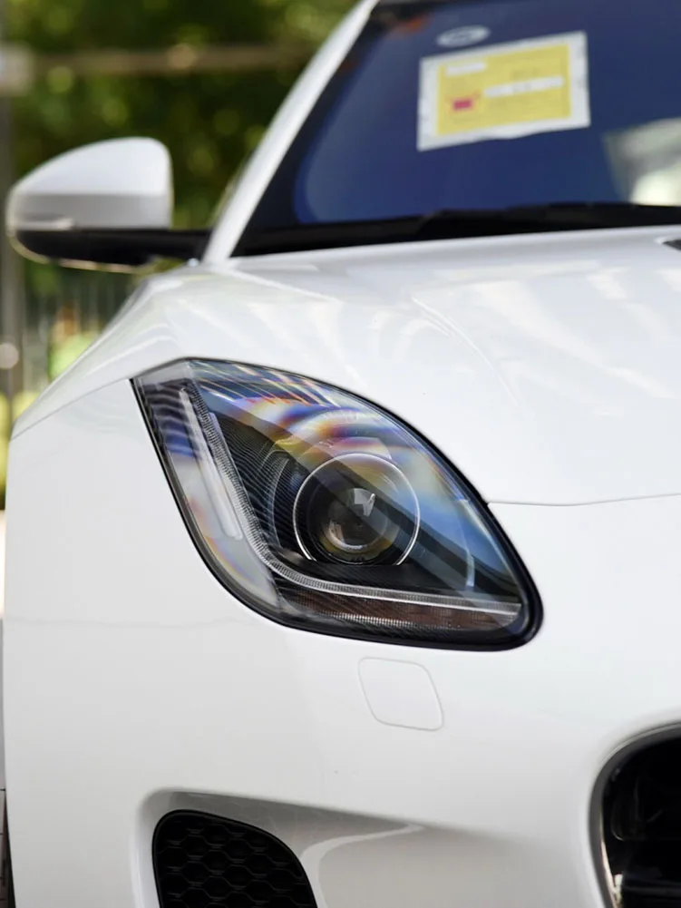 Für Jaguar F-TYPE 2013-2020 Scheinwerfer Abdeckung Scheinwerfer Shell Importiert Transparent Schatten Maske Lampenschirm Objektiv Plexiglas