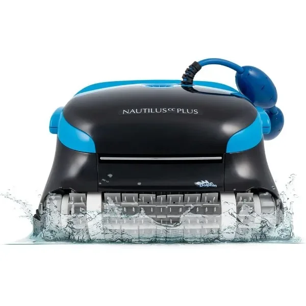 Robotic Pool Vacuum Cleaner—Wall Climbing Capability—Top Load Filters for Easy Maintenance—Ideal