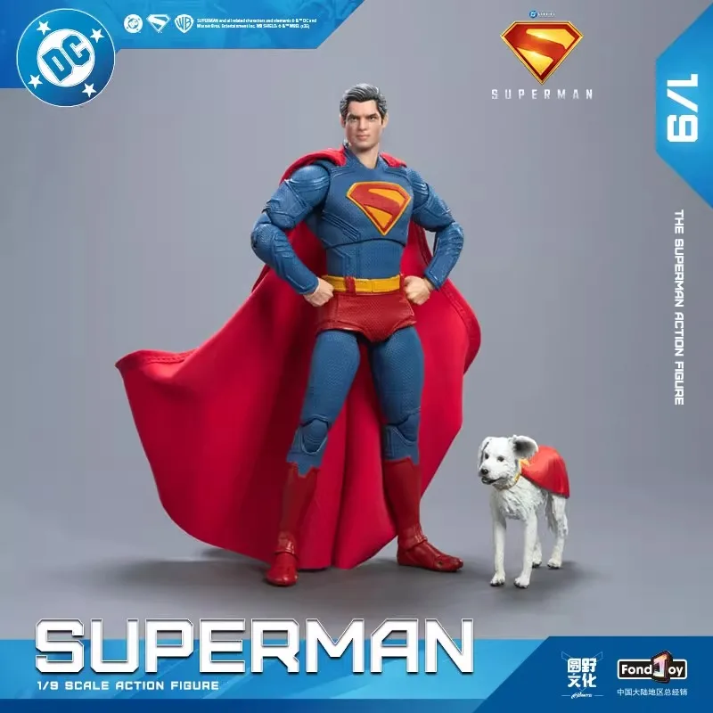 

Фигурка постоянного тока Fondjoy The Superman, экшн-фигурка масштаба 1/9, аниме-фигурка Супермена с собакой Krypto, сборная модель, статуя, игрушка в подарок