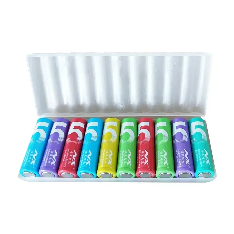 

NX Rainbow AA battery 1.5V Alkaline Dry Battery LR6 Toy Smart Door Lock Long Lasting Leakproof 5-Year Shelf Life