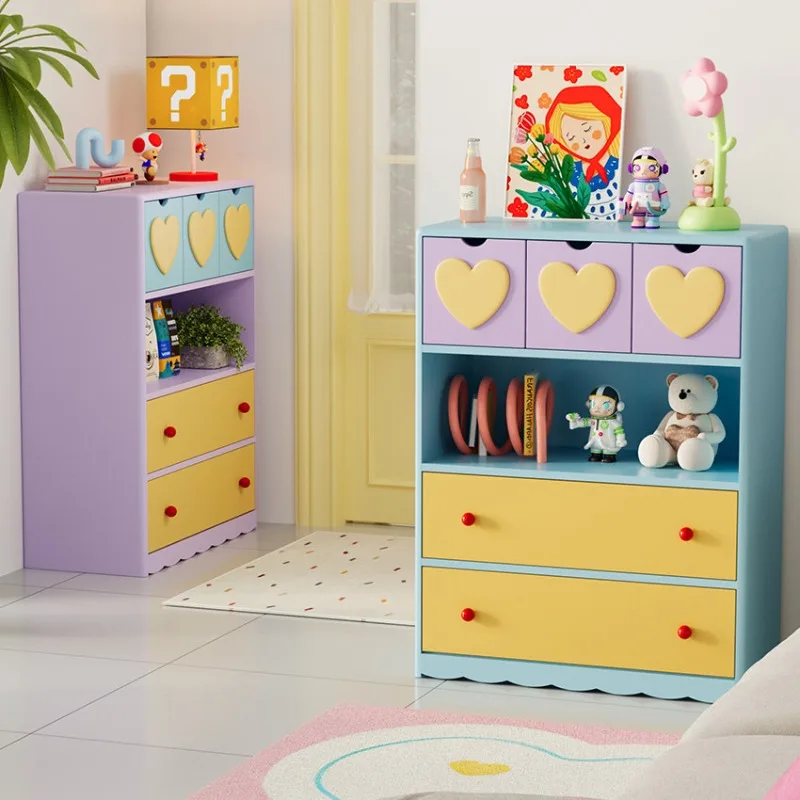 Youjia Figure Cabinet Storage Bucket Cabinet All Solid Wood Locker Entrance Cabinet Display Cabinet Dining Side Cabinet