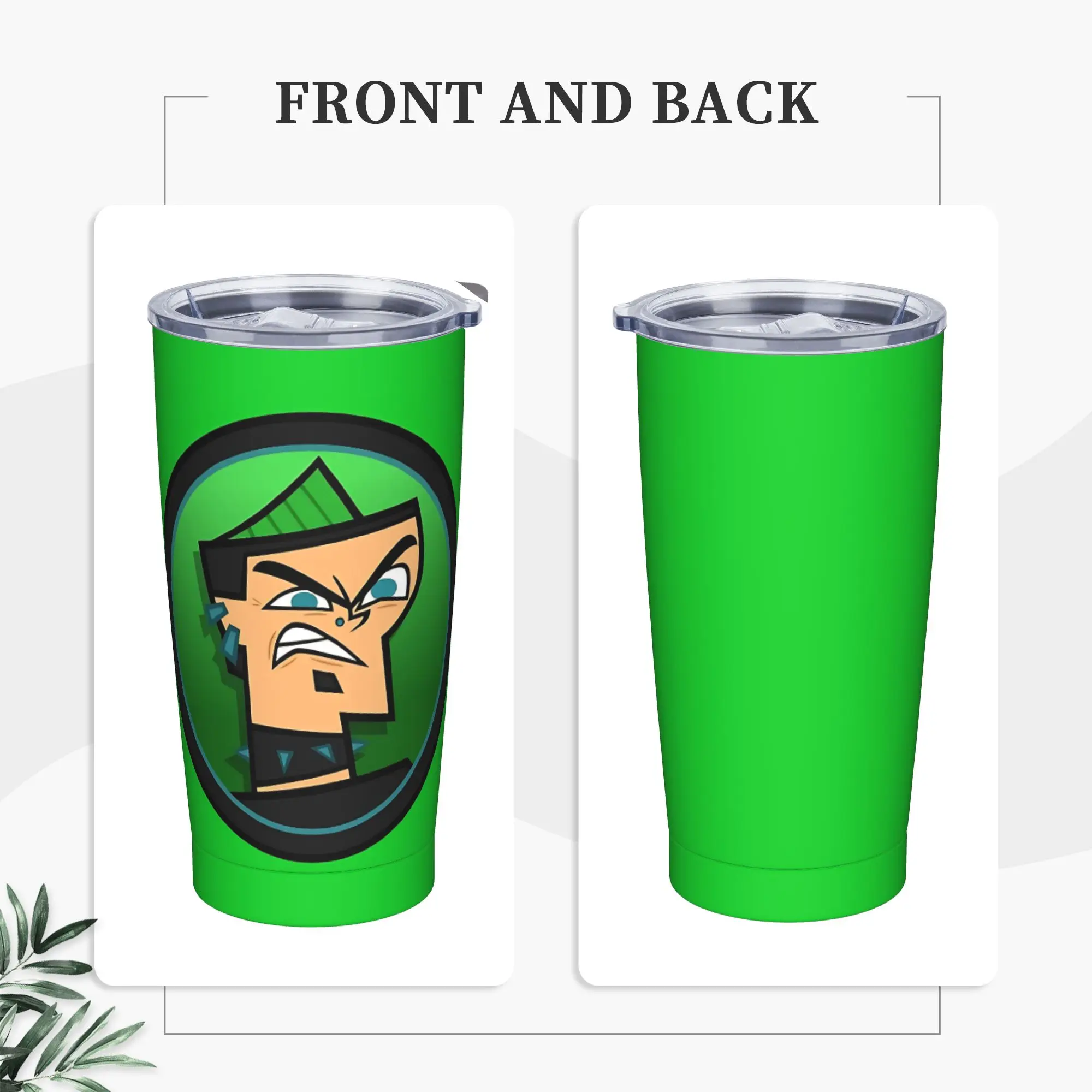Totals Dramas Island Icon - Duncan Insulated Tumbler with Straws  Vacuum Coffee Mugs Office Home Car Bottle Cups, 20oz