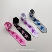 Original Personalized Subculture Y2k Millennial Spice Girls Style Tie Niche Design Star Neck Tie Accessory Belt