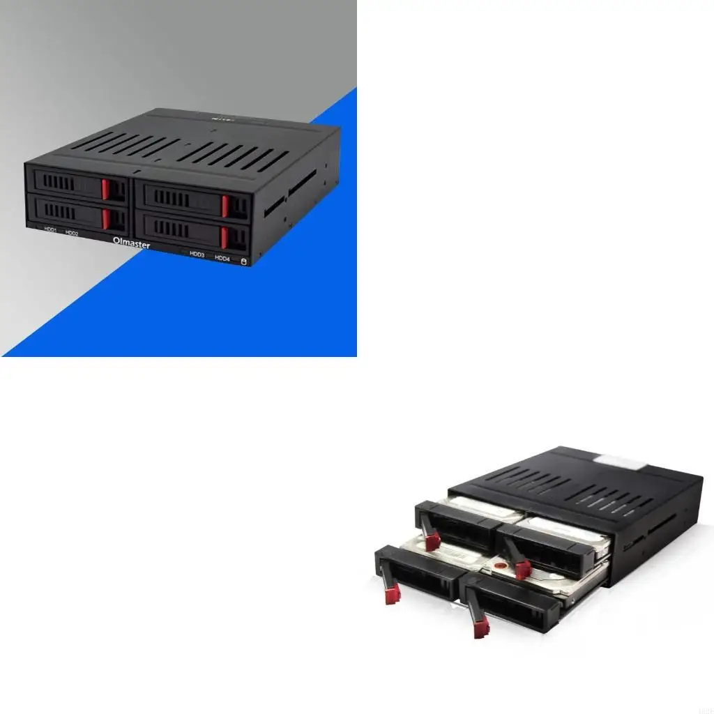 462E HE-2006 4 Slots Internal Rack 2.5 Inch Hard Drive Case Internal Mobile Rack Capacity Expansion With Led