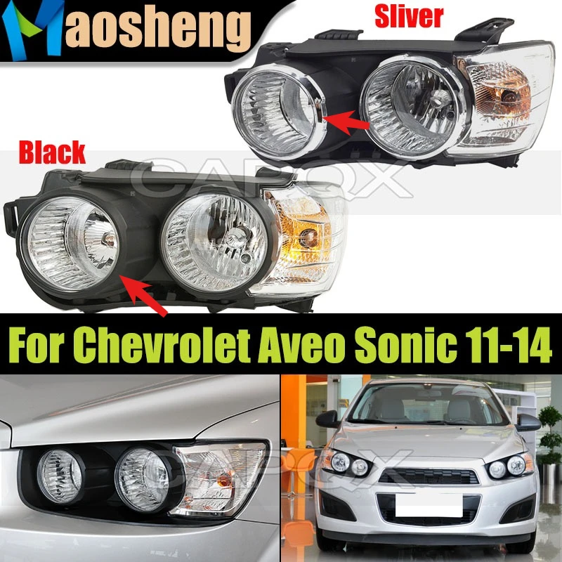 

Front Headlight Head Light For Chevrolet Aveo Sonic 2011 2012 2013 2014 Headlamp Head Lamp Driver Light