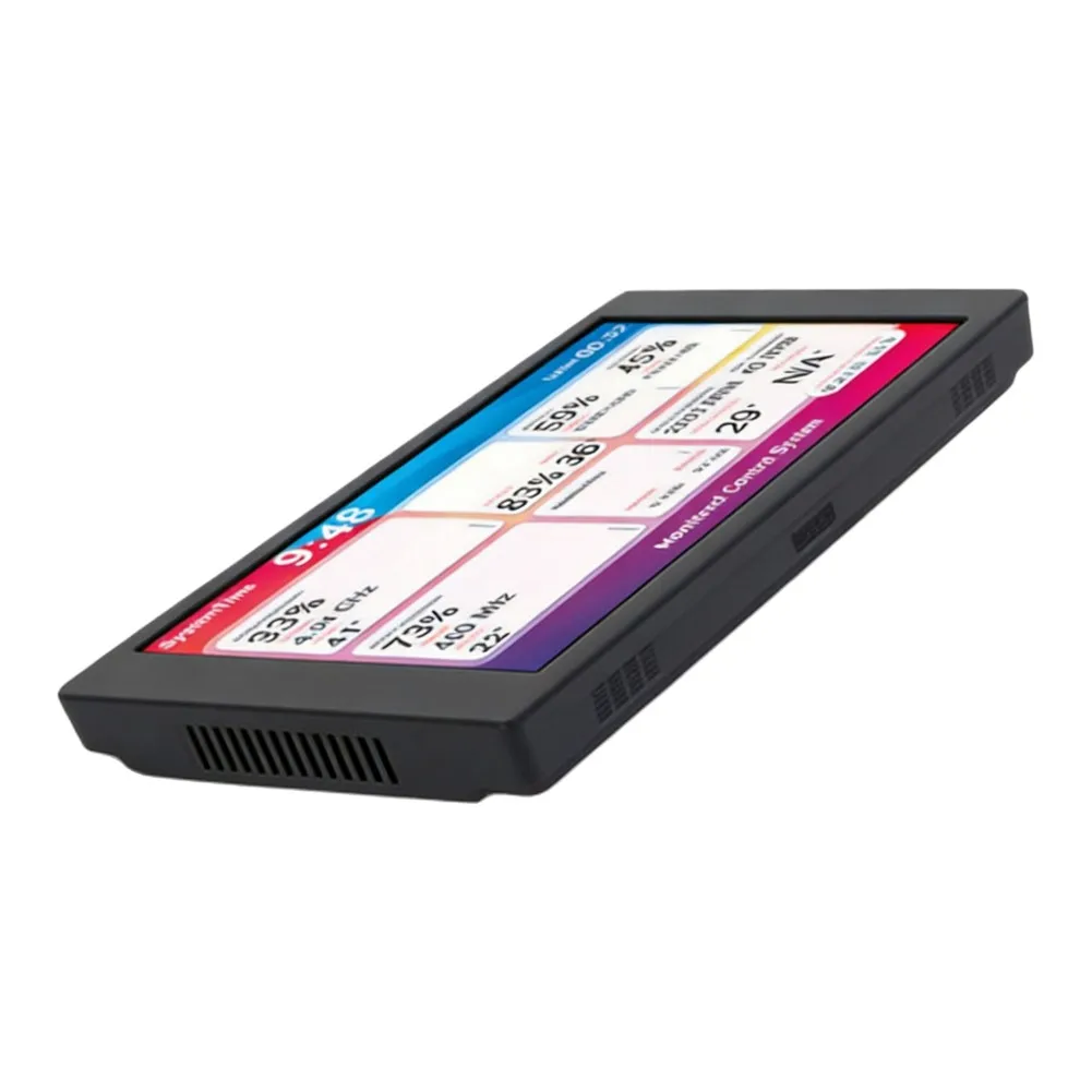 3.5 inch Secondary Display for PC Case with Resolution Real-time System Monitoring and No Extra Power 3.5 inch
