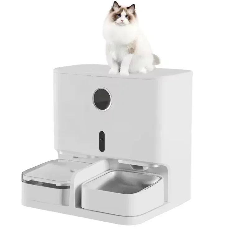 Intelligent All-in-one Machine For Cat Water And Feeding, Automatic Feeder For Cat And Pet Circulation Water Dispenser