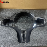 For BMW ID6 M5 F90 X3M F97 X4M F98 G30 G31 G38 G11 X3 X4 G02 Carbon Fiber steering wheel Trim Cover Car Interior Accessories