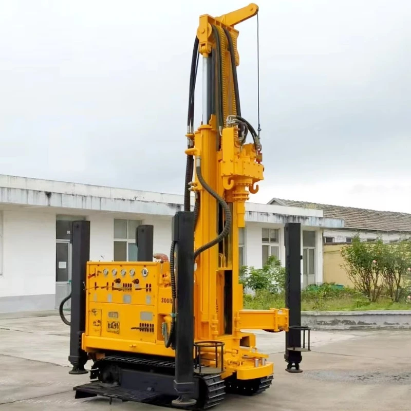 Tracked Water Well Drilling Rig China Portable Drilling Rig Suitable Water Well Domestic Industrial Deep Drilling Rig Operations