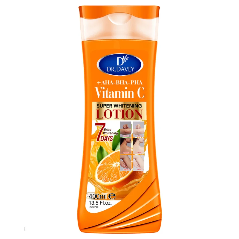 

DR.DAVEY VITAMIN C лосьон для тела Большая емкость 400 мл Увлажняющий увлажняющий лосьон для тела Освежающий Нежирный Ароматный