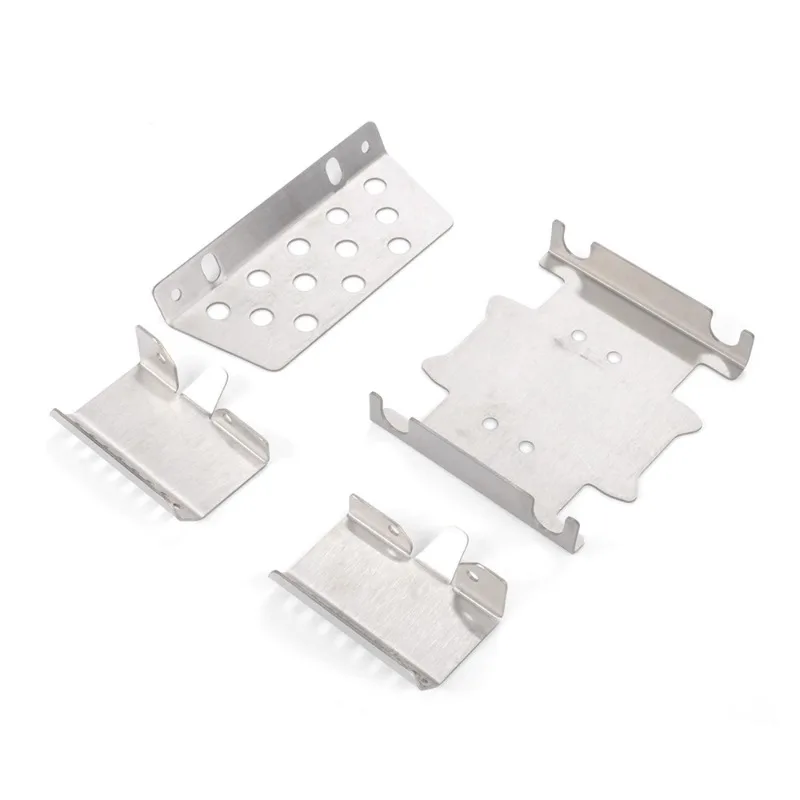 CK5811 アップグレードされたメタルシャーシアーマースキッドプレート、1/7 ラングラークローラー用、RCカー強化された衝突防止保護ガードパーツ