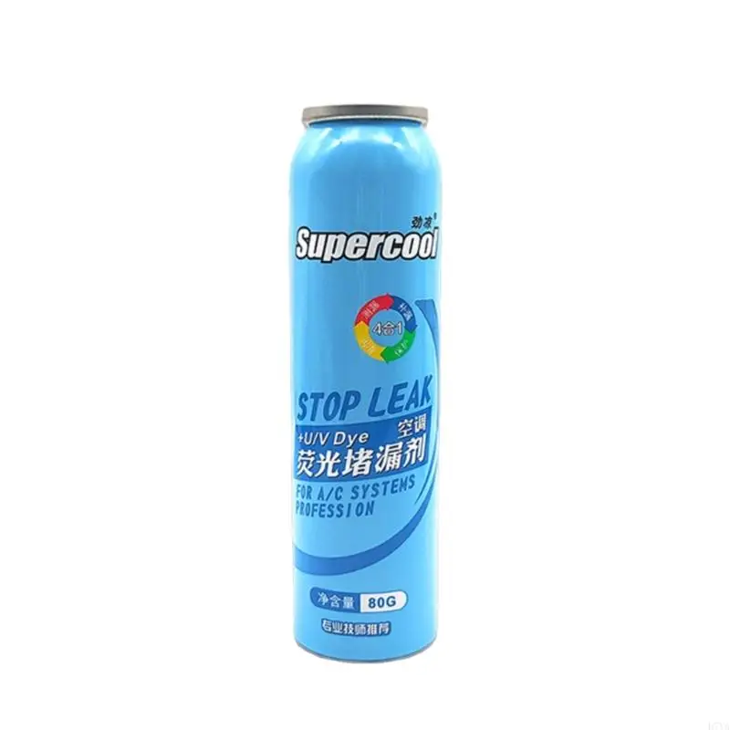 

Fluorescent Leak Detector Fast Sealing Solution with UV Light Enhances R134a Refrigerants Formula 80g for AC Systems D7YA