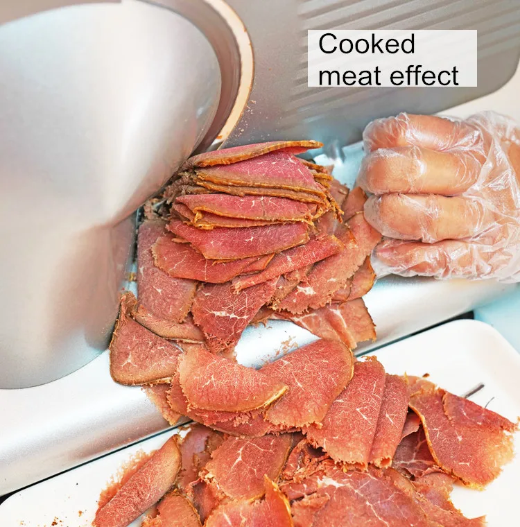 220V Elektrische Fleisch Slicer Hammel Rolle Rindfleisch Cutter Lamm Rollen Gemüse Schneiden Maschine Brot Scheiben Edelstahl Fleischwolf – Detail 19