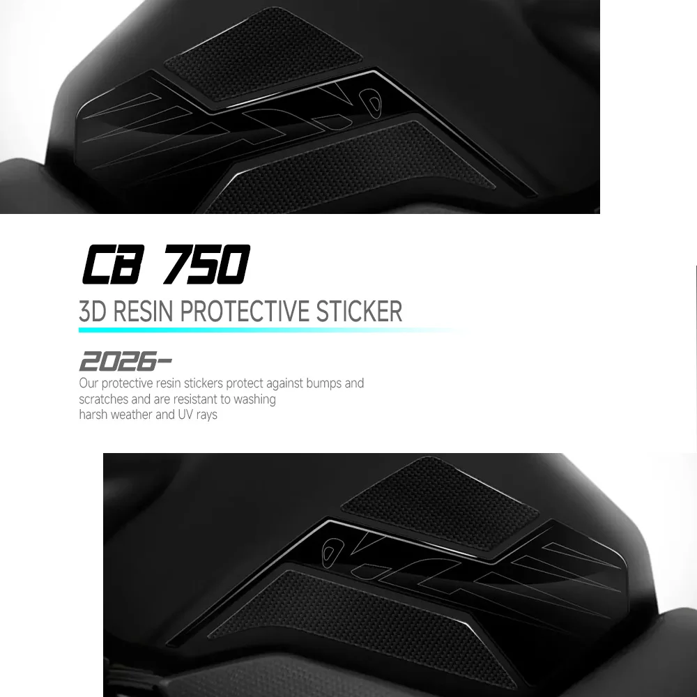 

Tank Pad Protection Kit Waterproof Sticker For CB750 Hornet 2025 2026 3D Epoxy Resin Protective Sticker
