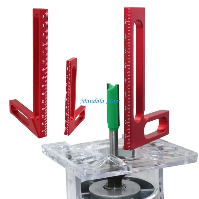 

U2JC Right Angles Ruler L Square Ruler Measuring Layouts Tool Height Measuring Ruler