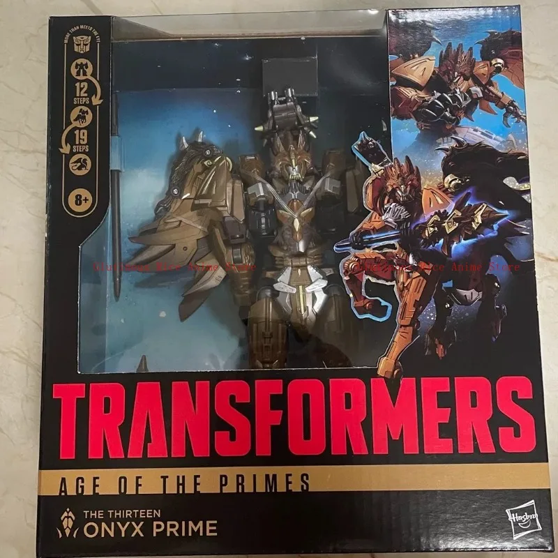 

In stock Transformer Onyx Prime birthday gift Hand model action figures children's toys promotional items movie role studio